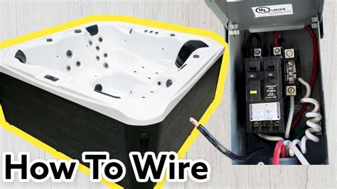 drop box electric panel hot tub|electrical .